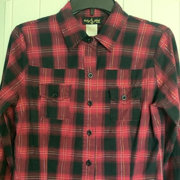 Baby Phat Plaid Blouse - Picture 2 of 4